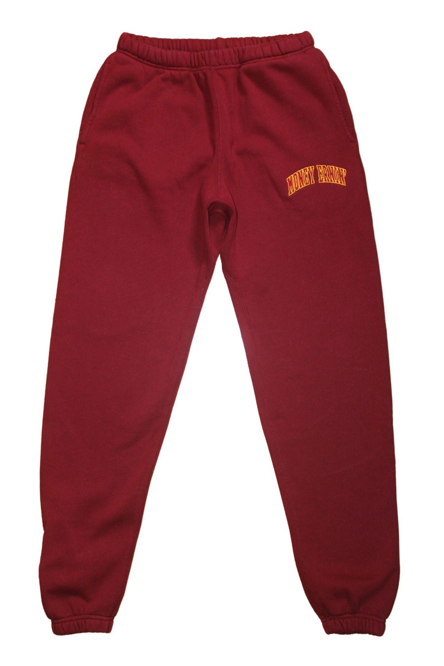 Money Ernin' Sweats- Burgundy