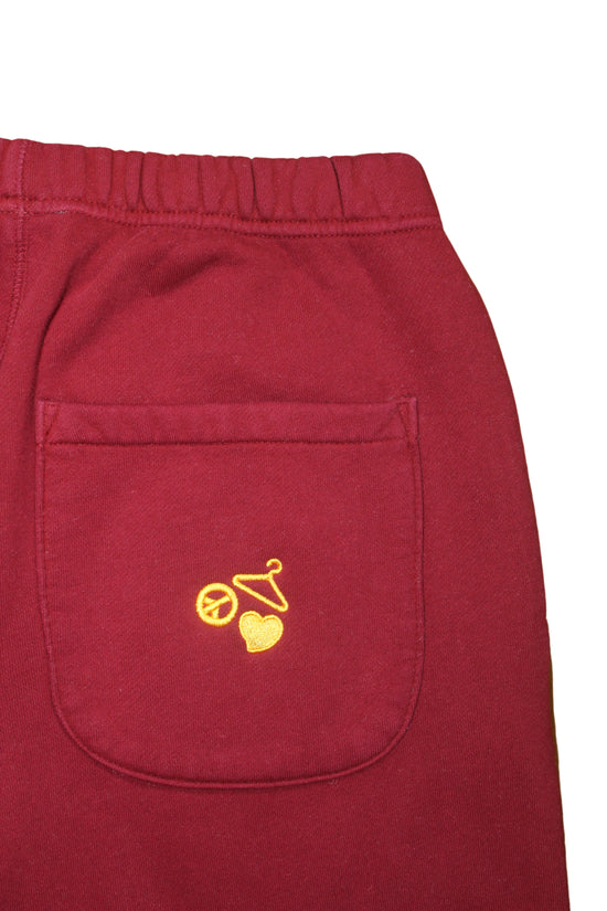 Money Ernin' Sweats- Burgundy