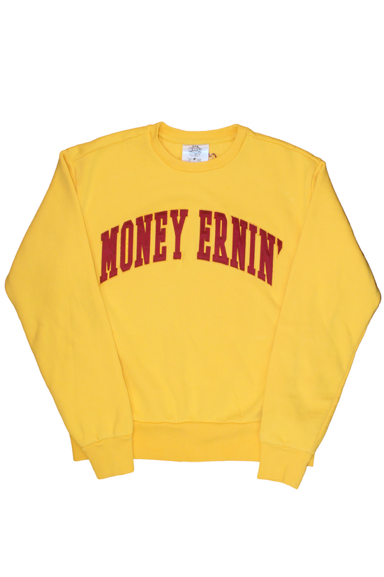 Money Ernin' Sweatshirt - Gold