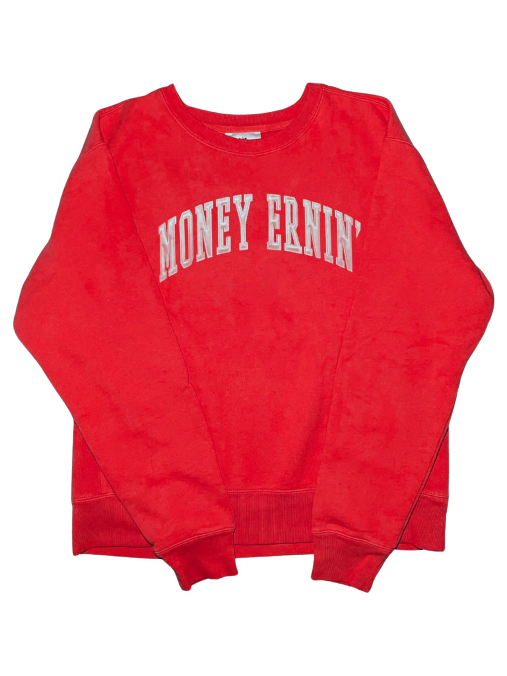 Money Ernin' Sweatshirt - Lollipop Red – GROOVEY WORLD